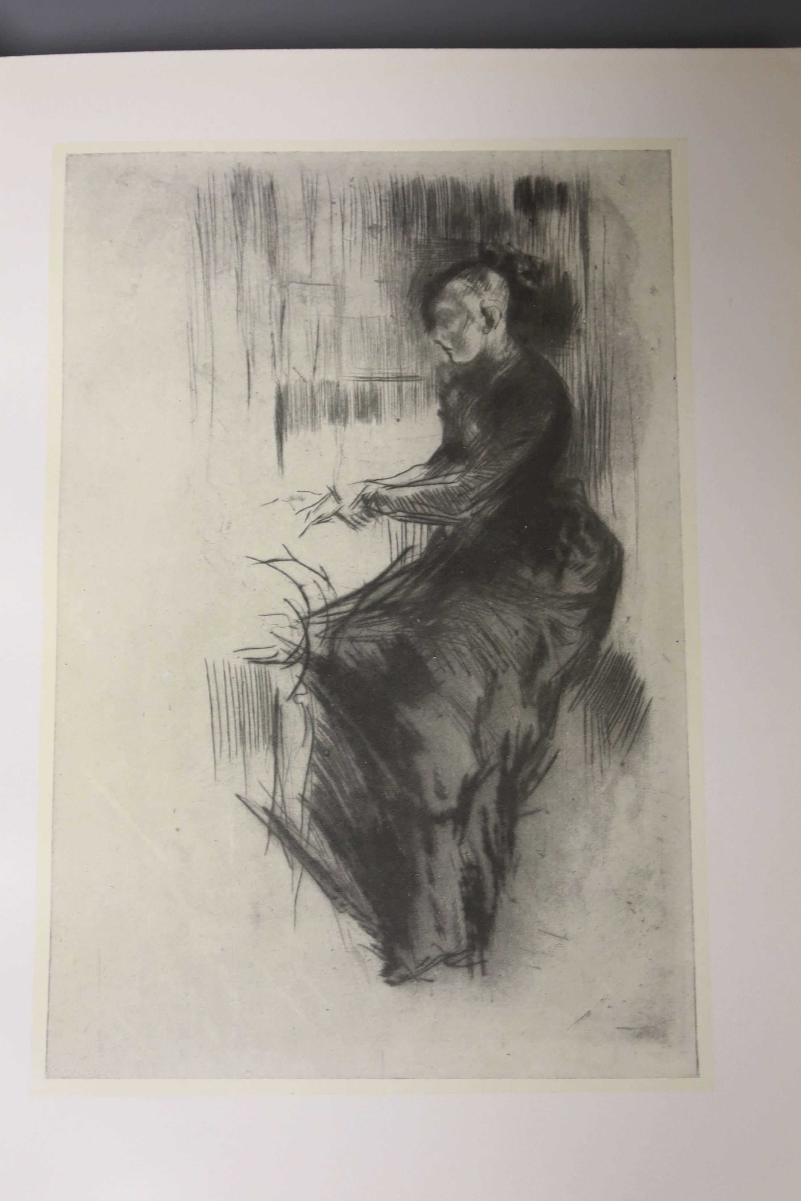 Menpes, Mortimer - Whistler As I Knew Him, limited edition, etched frontis and 125 other plates (some coloured) with thin-paper